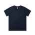 A navy blue t-shirt with a classic fit and a label inside. It features a simple design with no visible graphics.