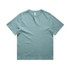 A heavy faded tee in a soft blue colour, featuring a classic crew neck and short sleeves.