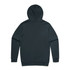A dark green hoodie with a hood and long sleeves, featuring a smooth back design and no visible logos.