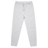 Light grey track pants with an elasticated waistband and cuffs, featuring a drawstring and a small logo.