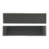 A black cardboard pen packaging with a top and bottom section, designed to hold a pen securely.