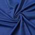 A close-up of royal blue fabric, featuring a smooth and stretchy texture ideal for clothing.