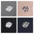 A collection of unisex 100% cotton round collar sweaters in grey, pink, black, and navy, each featuring a logo.