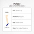 Low cut gripper socks in navy blue with non-slip grip points. Features a design for adults sized 7-12.