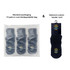 Crew Gripper Socks in navy, packaged in a biodegradable bag with 12 pairs and an optional custom header card.