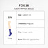 Crew Gripper Socks in navy blue, featuring non-slip grip points, suitable for adults size 7-12.