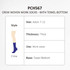 Crew woven work socks in navy blue with towel bottom, designed for adult sizes 7-12, featuring a thick construction.