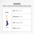 Merino wool socks in navy with a custom pattern, designed for adults size 7-12, featuring a thick fabric.