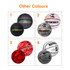 A set of four basketballs in various colours, featuring a holographic and textured finish, some displaying logos.