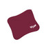 A maroon Multi Pouch Laptop Bag with a logo, featuring multiple compartments for storage.