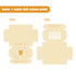 A cream-coloured subscription box packaging with full colour print, featuring an inner and outer design, and a logo.