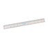A 30cm transparent ruler featuring dual scale measurements and a logo, designed for office and business use.
