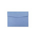 APU leather A4 file bag in light blue, featuring a flap closure and a smooth surface. Contains a logo.