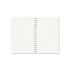 A5 full colour wiro binding notebook with blank lined pages and a spiral binding. Available in various colours.