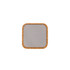 A square bamboo Bluetooth wireless speaker with a perforated front and a light wood frame.
