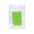 A green multifunctional cable case in a clear plastic packaging with a hanging tab.