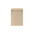 A square tin box in a metallic gold finish, featuring a lid and no visible branding.