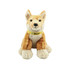 A plush toy depicting a dingo, featuring a tan and cream colour scheme with a collar detail.