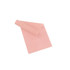 A pink latex-free TPE fitness resistance band, rolled partially on one side, suitable for sports and outdoor activities.