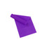 A purple latex-free TPE resistance band laid out flat, featuring a smooth texture and flexible design.