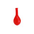 A red 30cm balloon with a rounded bottom and narrow neck, featuring a logo on the surface.