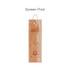 A wooden wine box in light timber, featuring a handle and a decorative logo. Ideal for a single bottle.