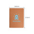 A cork folder in a natural brown colour with a logo printed on the front, featuring dimensions of 240mm by 315mm.