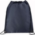 A large drawstring sportspack in dark navy, featuring a logo and cinch closure. Ideal for carrying items.