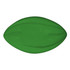 A green 135mm Spyro football with a smooth surface and a slight oval shape, featuring a logo on one side.