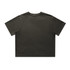 A dark green classic crop tee featuring a simple design and a logo on the back.