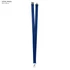 Navy blue polyester lanyard, 20mm wide, featuring a clip and logo branding. Suitable for exhibitions and events.