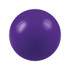 A purple stress ball with a smooth, glossy surface. It features a simple design without any branding.