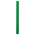 A green carpenter pencil with a shiny finish, featuring a branding logo.