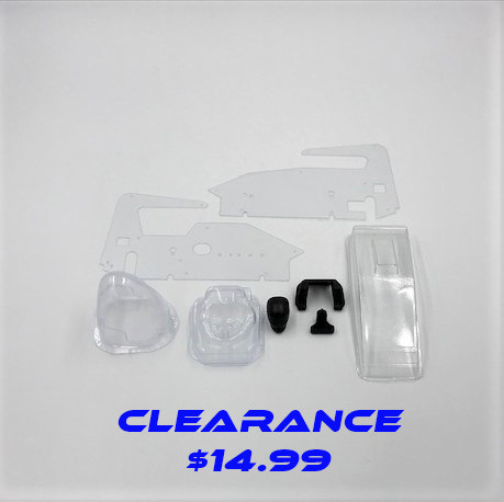Body & Driver, Clear, 1/18 Midget 2.0 – image 1