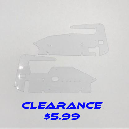 Body Side Panels, LH/RH, Clear, 1/18 Midget 2.0 – image 1