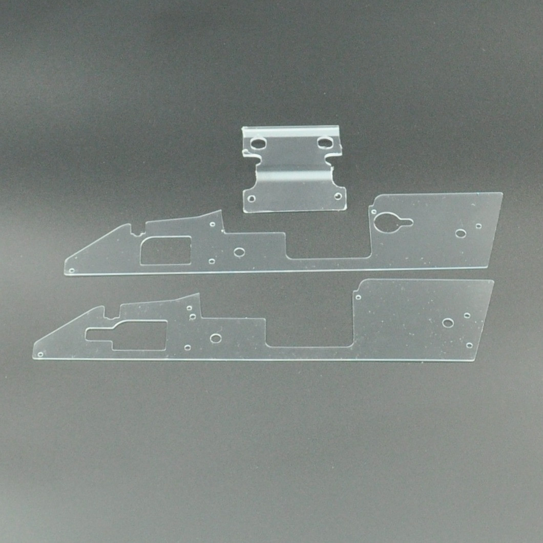 Chassis Panels & Nose Panel, Clear, 1/18 EDM 3.0 – image 1