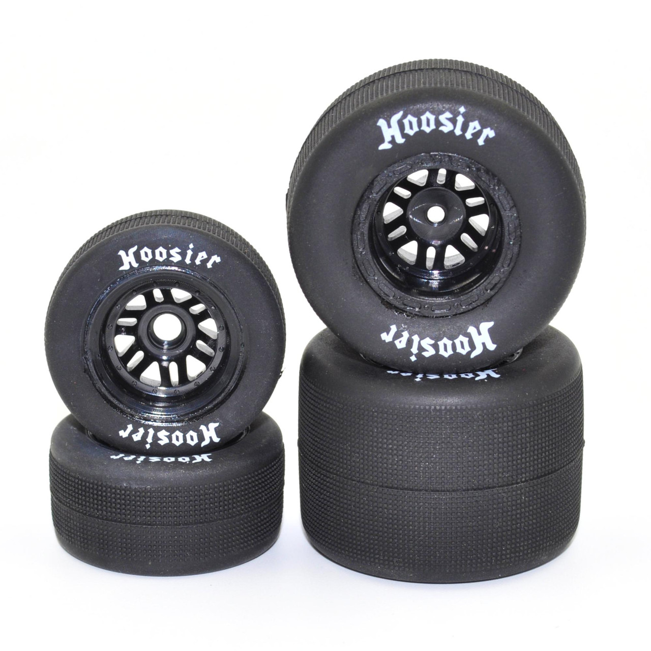 FR/RR Tires & Black Wheels, 1/18 Asphalt Sprint Car (4) – image 1