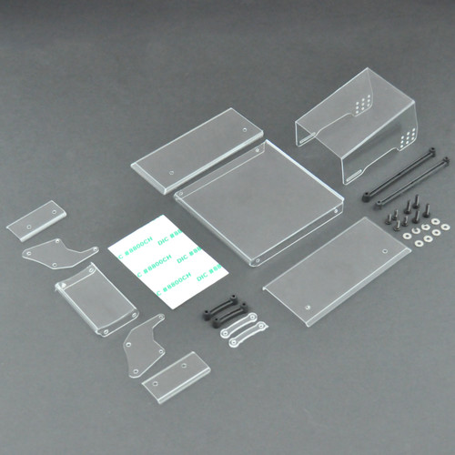 Top & Front Wing, Clear, 1/18 Mini Sprint