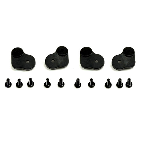 Body Mount Adapters, Front, 1/18 Asphalt Late Model 2.0