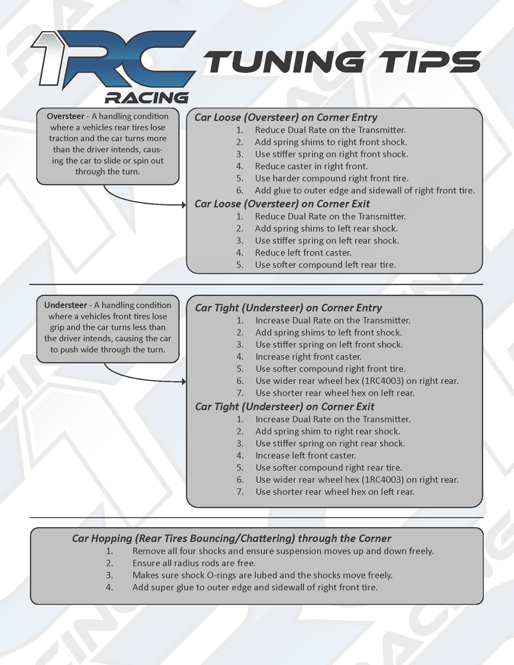 Tuning Tips