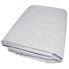 16 x 20 White Vinyl Coated Tarp 18 Oz.