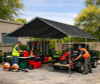16' x 24' Traditional Canopy Tent Used to Store Landscaping Supplies
