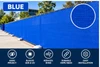 6' X 50' Heavy Duty Blue Fence Screen Mesh Tarp(Finished Size 5'8" x 49'3")