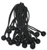 13" Premium Black Ball Bungees 100 pc. Bag