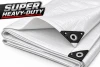 White Super Heavy-Duty Poly Tarp