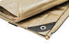 7' x 20' Heavy Duty Premium Tan Poly Tarp (6'6" x 19'6")