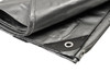 8' x 40' Silver Heavy Duty Poly Tarp - 12 Mil Waterproof Poly Tarp