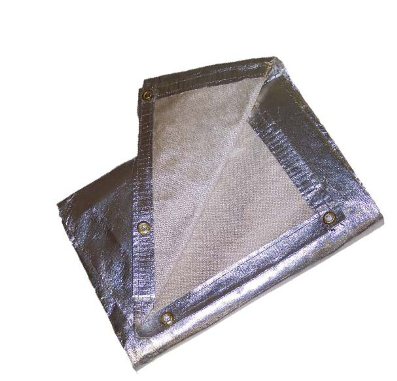 06 x 08 18 oz Aluminized Fiberglass Blankets