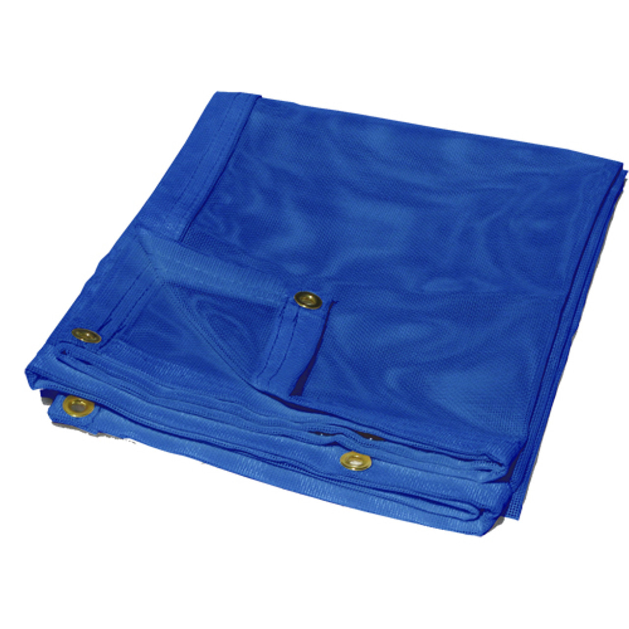 12' x 14' Blue Vinyl Mesh Tarp 10 Oz.