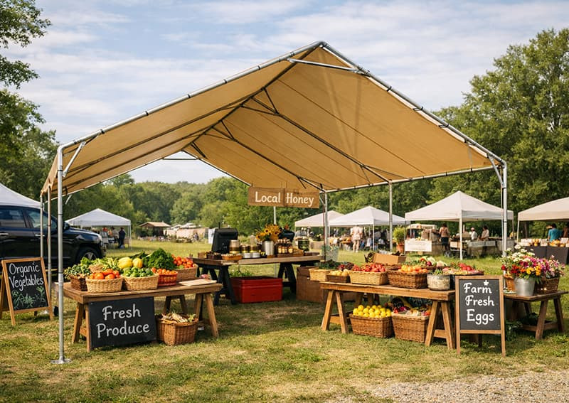 Farmers Market — Tan Cover